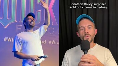 Sydney Audiences Left Swooning As Jonathan Bailey Arrives At Wicked Screening