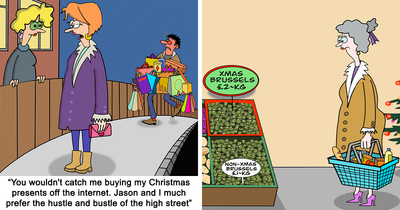 I Illustrated 21 Festive Cartoons That Capture Holiday Fun And Madness