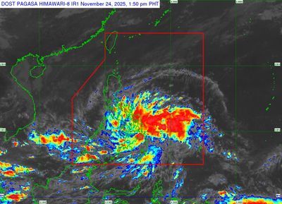 Tropical Depression Verbena Makes Landfall Over Surigao Del Sur, Very Rough Seas Up To 4.5m Expected