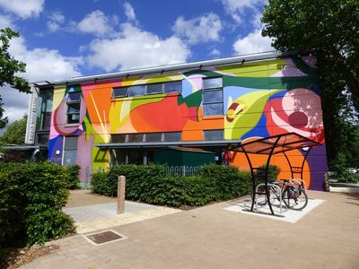 Mural on side of north London library to stay despite 'ghastly eyesore' complaints from locals
