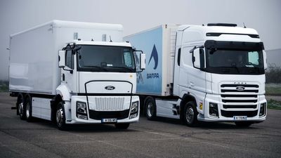 Ford Trucks’ First Electric Big Rig Has Up To 186 Miles Of Range