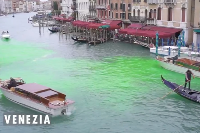 Greta Thunberg banned from Venice after dying Grand Canal green in COP30 protest