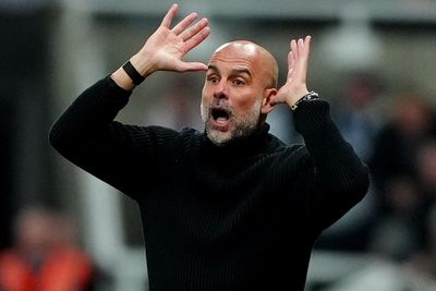 Pep Guardiola ’embarrassed and ashamed’ of cameraman confrontation at Newcastle