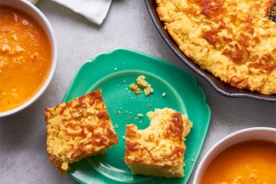 This Thanksgiving, don't forget the cornbread, and here's a nicely cheesy version