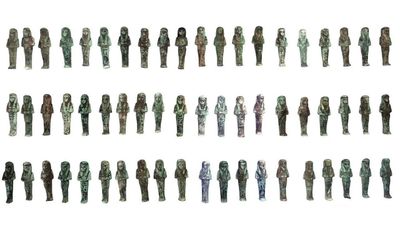 Ancient Egyptian pharaoh moved another ruler's body and stole his tomb, hundreds of funerary figurines suggest