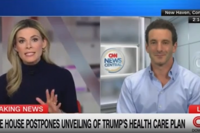 CNN interrupts news of Trump’s healthcare unveiling to say it’s been postponed