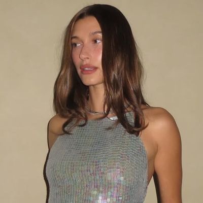 Hailey Bieber Trades Vintage Versace for DKNY's Ultimate 29th Birthday Top