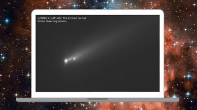 Watch fractured comet C/2025 K1 (ATLAS) race away from the sun in free livestream tonight