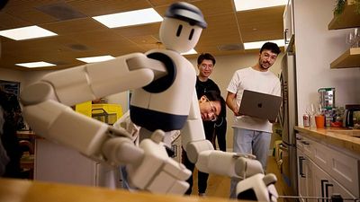 Meet Memo, a home robot that can grab wine glasses and load the dishwasher