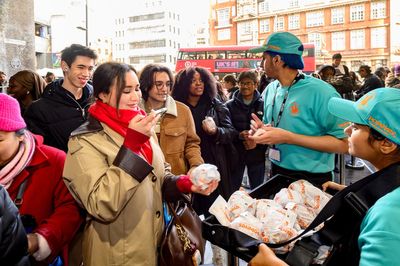 Londoners queue for 24 hours to win 'lifetime' of free Popeyes chicken meals