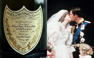 A bottle of Charles and Diana’s wedding champagne is up for auction