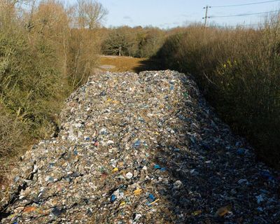 Man arrested over illegal waste ‘mountain’ by river in Oxfordshire