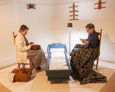 Frances McDormand on her adult-sized cradle art project: ‘It’s not performative, it’s experiential’