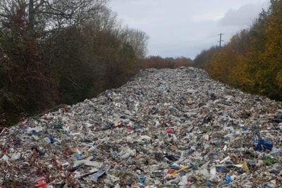 Man, 39, arrested over UK’s ‘biggest ever’ fly-tipped mountain of waste in Oxfordshire
