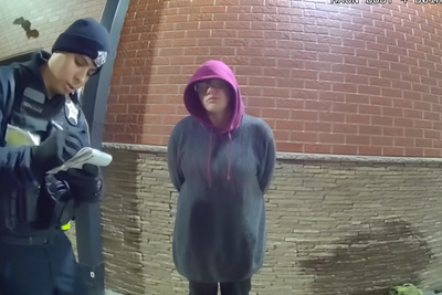 Moment missing Slender Man stabber is found sleeping at truck stop with 42-year-old