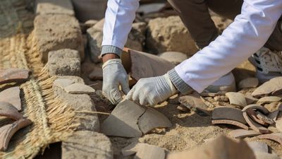 Archaeologists stumble upon a face-down burial at an Iron Age site, and the positioning suggests a grim story