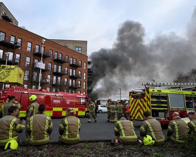 Fireworks feared inside London warehouse as 150 firefighters tackle major blaze