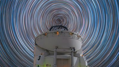 Star trails over telescope in Chile | Space photo of the day for Nov. 25, 2025