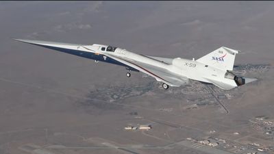 New video takes you into the cockpit for 1st flight of NASA's new X-59 'quiet' supersonic jet