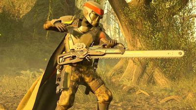 Christmas comes early for Helldivers 2 players as Arrowhead adds a minigun, flamethrower drone, and a chain sword all in one glorious Warbond