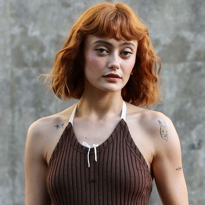 Ella Purnell Lives Up to Her "One to Watch" Title in a Simone Rocha Slip and a Tory Burch Skirt Set