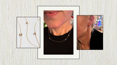 I get so many compliments on this letter necklace - even strangers stop to ask where it's from