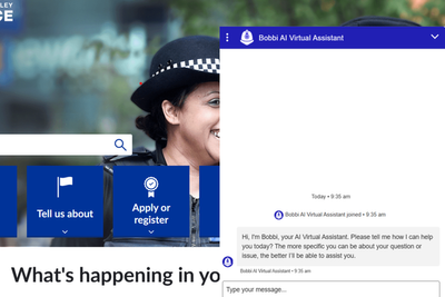 How new AI ‘Bobbi’ will help the police