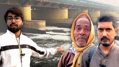 Month after govt’s Chhath ‘clean-up’ claims, Yamuna is toxic white again