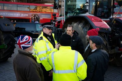 Farage offers legal support to farmers after ‘several arrests’ at tractor protest in Whitehall