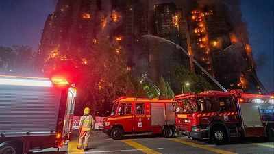 At least 36 dead and 279 still missing as blaze engulfs Hong Kong residential complex