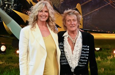 Sir Rod Stewart and Penny Lancaster make their own honey
