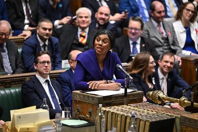 Badenoch takes aim at Reeves over chancellor’s complaints of misogyny