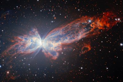 Stunning ‘cosmic butterfly’ captured on telescope after schoolchildren chose target