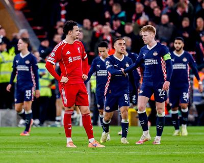 Arne Slot’s woes deepen as awful Liverpool are thrashed by PSV at Anfield