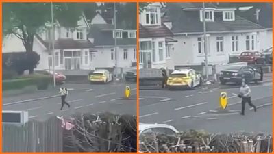 Cop thought attacker would ‘saw his arms and chop his head off’ after minor traffic incident turned into nightmare involving a chainsaw