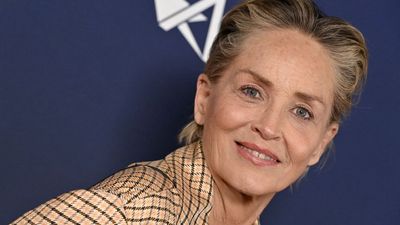 Sharon Stone Turns an Overlooked Landing Into an Unexpected Design Showcase Using Nothing More Than Antiques and Art