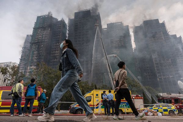 Hong Kong fire latest: Death toll hits 44 with nearly 300 missing as police make arrests