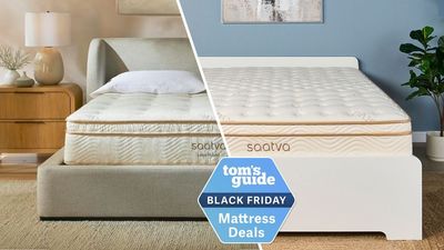 Saatva Classic and the Saatva Latex Hybrid — we’ve tried both mattresses and this is the one we recommend for hot sleepers this Black Friday