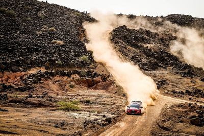 WRC Saudi Arabia: Sesks claims lead, Rovanpera suffers puncture
