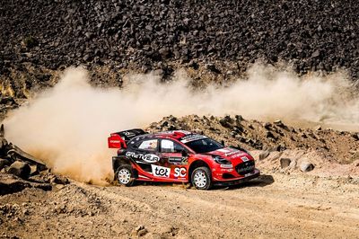 WRC Saudi Arabia: Martins Sesks takes lead, Kalle Rovanpera suffers puncture