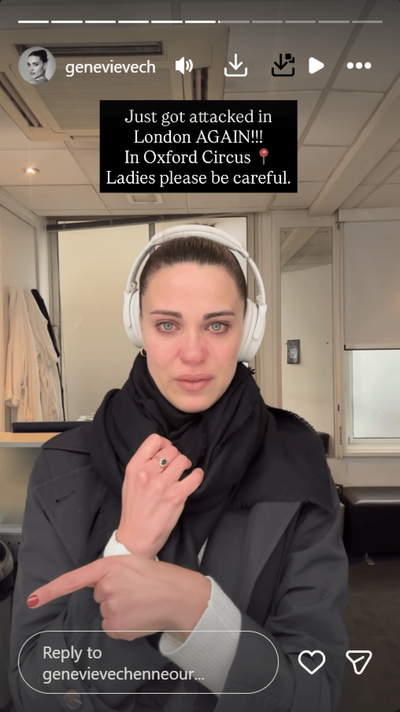 Bridgerton actress Genevieve Chenneour says she won't move back to London after suffering second attack