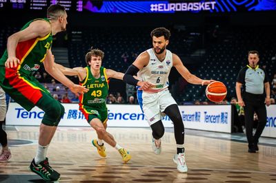 Lithuania deny Great Britain a famous victory in Basketball World Cup qualifier
