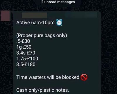 Belfast youth football coach expelled after posting cocaine prices on league group chat