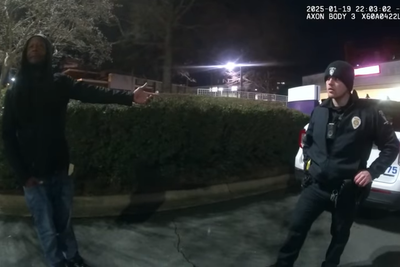 New bodycam footage shows Ukraine refugee murder suspect’s run-in with cops months before killing