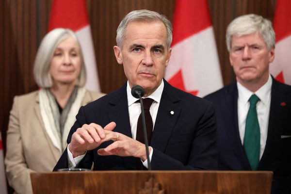 Mark Carney says Canada's trading relationship with the U.S. was 'once a strength,' but 'now a weakness'
