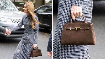 Kate Middleton just debuted a new DeMellier bag in this season's trendiest fabric - get it for 20% off