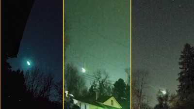100,000 mph 'comet fragment' explodes in green fireball over Great Lakes, eerie videos show