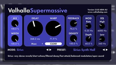 Valhalla Supermassive 5.0 is capable of everything from clean delay to “nearly eternal space reverbs” – and it’s still completely free