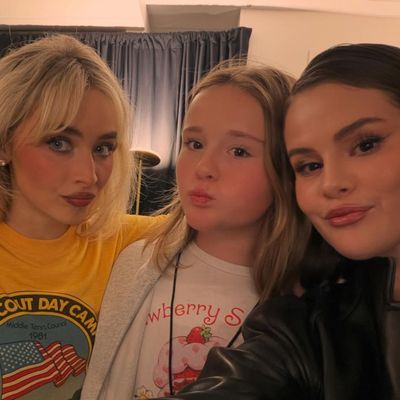 Sabrina Carpenter and Selena Gomez Prove Pop Girls Wear Leather Jackets and Vintage Tees