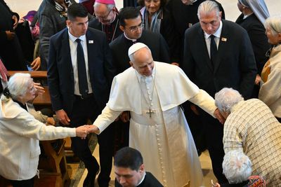 Pope Leo XIV mobbed and cheered as he embarks on landmark Turkey visit